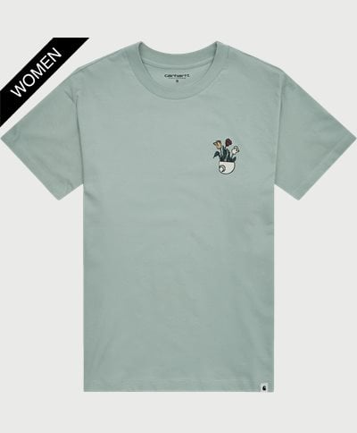 Carhartt WIP Women T-shirts W SS PLANTER T-SHIRT I030941 Blue